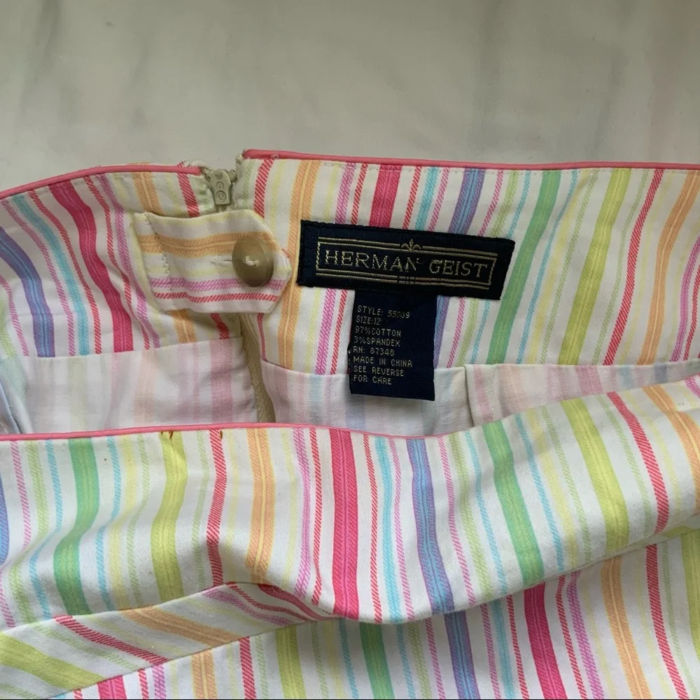 Herman Geist Striped Skort